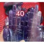 Extra Large Carving - Hamsha (4 x 4 Inches) - Fluorite Purple
